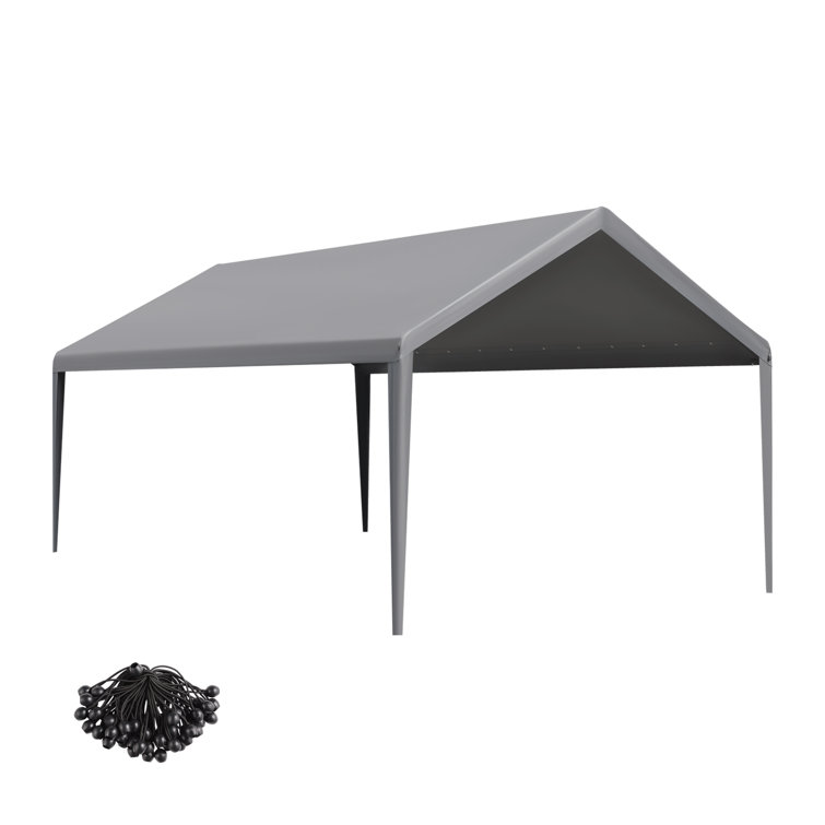 Gardesol Carport Replacement Top Cover for 12X20ft Only Cover